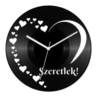 Szívecskés - szerelmes 2 bakelit óra