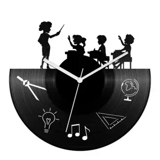 Tanárnő bakelit óra