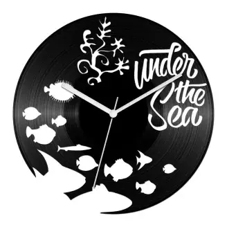 Tengeri világ bakelit óra