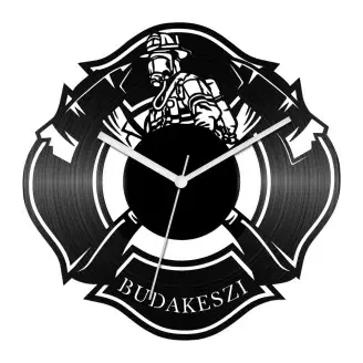 Tűzoltó Őrs bakelit óra