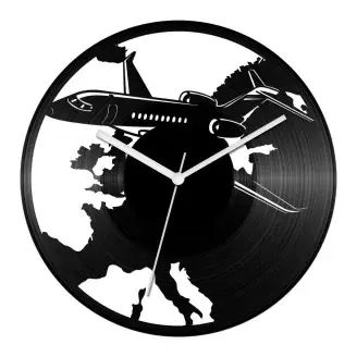 Utasszállító repülőgép bakelit óra