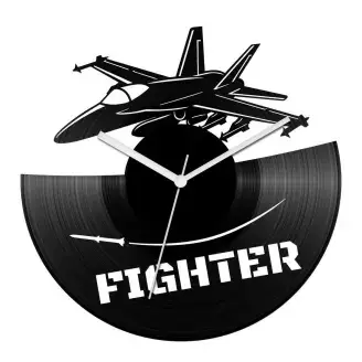 Vadászgép bakelit óra