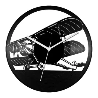 Veterán repülőgép bakelit óra