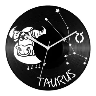 Vicces Bika csillagjegyes bakelit óra