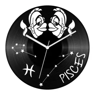 Vicces Halak csillagjegyes bakelit óra