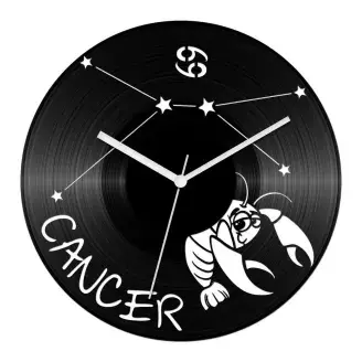 Vicces Rák csillagjegyes bakelit óra