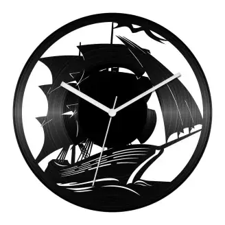 Vitorlás hajó bakelit óra