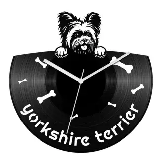 Yorkshire terrier bakelit óra