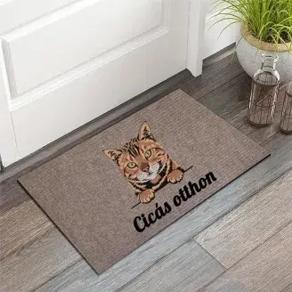 Lábtörlő - Bengáli macska otthon beltéri lábtörlő