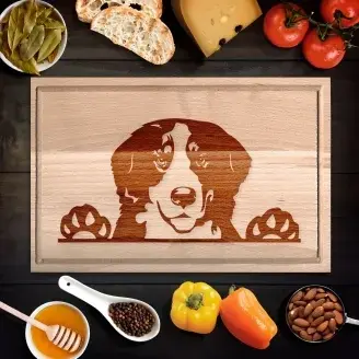 Berni pásztorkutya vágódeszka - kicsi