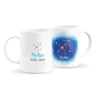 Nyilas csillagjegyes bögre