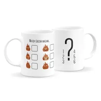 Kaki emoji bögre - jelölős