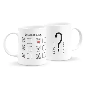 Pandás emoji bögre - jelölős