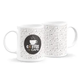 Emblémás kávés bögre 2