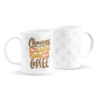 Kezd egy kávéval bögre