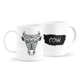 Állatfejes bögre - marha 1