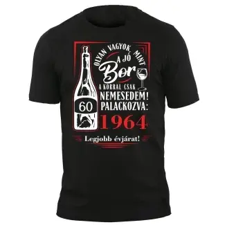 Póló - Születésnapra boros 60-as