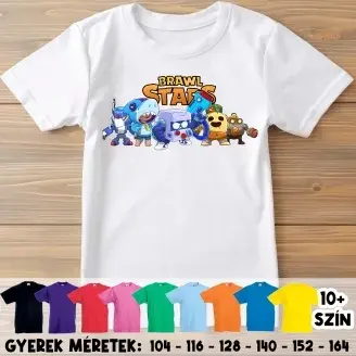 Gyerek póló - Brawl Stars heros