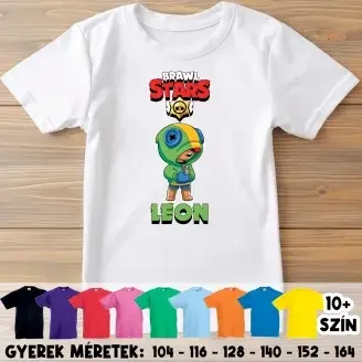 Gyerek póló - Brawl Stars Leon