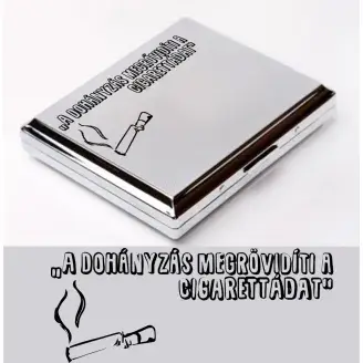 Cigarettatárca - A dohányzás megrövidíti