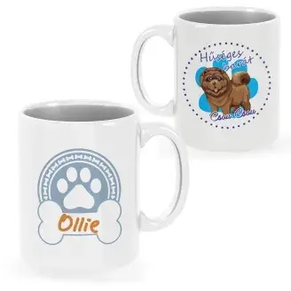 Csau csau bögre egyedi névvel