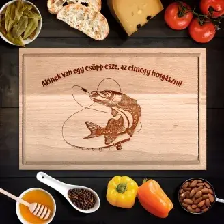 Csuka vágódeszka - kicsi