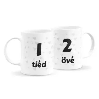 Páros fényképes szerelmes bögre (2 db)