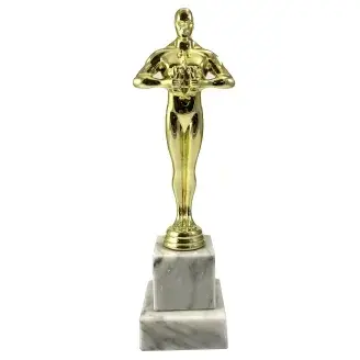 Oscar szobor - 28 cm márvány talpazattal