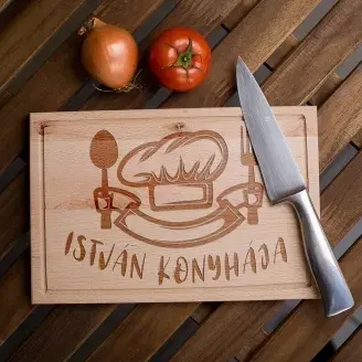 Egyedi vágódeszka konyhába - kicsi