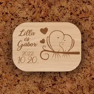 EEsküvői köszönőajándék - Madárkák