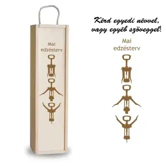 Fa bortartó doboz - Edzés