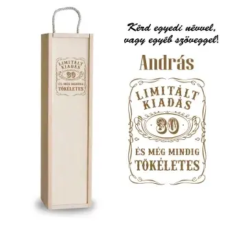 Fa bortartó doboz - 30 Születésnapra