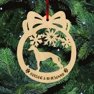 Fa karácsonyfadísz - Agár