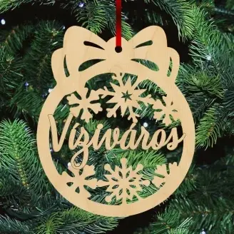 Fa karácsonyfadísz - Víziváros