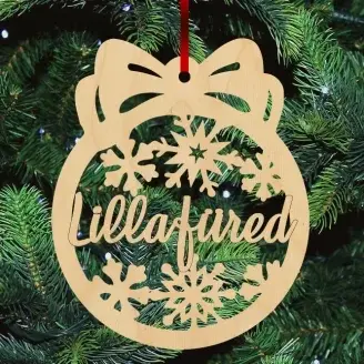 Fa karácsonyfadísz - Lillafüred