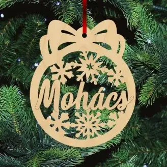 Fa karácsonyfadísz - Mohács