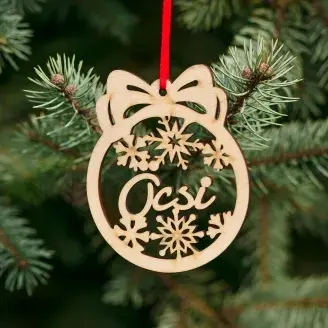 Fa karácsonyfadísz – Öcsi