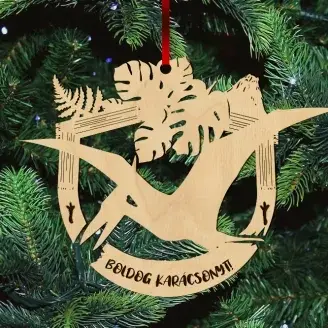 Fa karácsonyfadísz - Pterodactyl