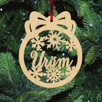 Fa karácsonyfadísz - Üröm