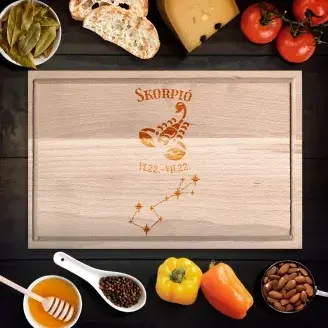 Skorpió vágódeszka - nyeles