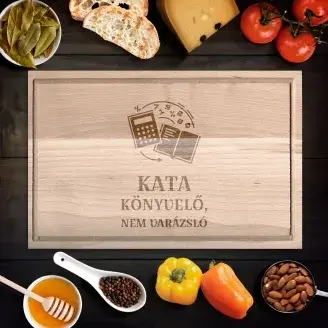 Könyvelő vágódeszka - kicsi
