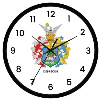 Debrecen címeres falióra