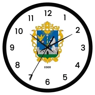 Eger címeres falióra