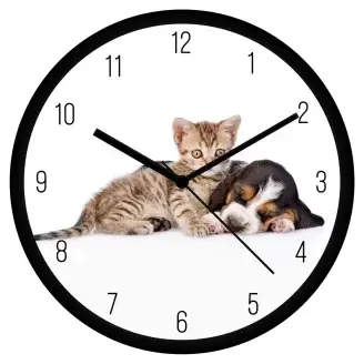 Cica és kutyus 2 falióra