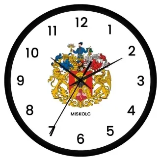 Miskolc címeres falióra