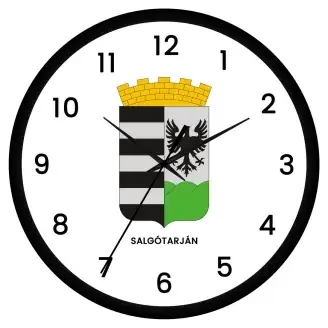 Salgótarján címeres falióra