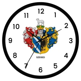 Szeged címeres falióra