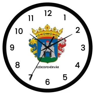 Székesfehérvár címeres falióra