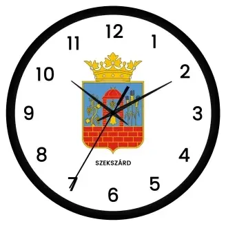 Szekszárd címeres falióra