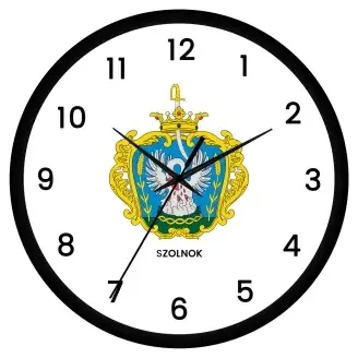 Szolnok címeres falióra